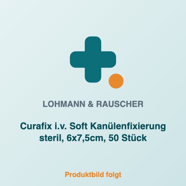 [LR-33696] Curafix i.v. Soft Kanülenfixierung steril, 6x7,5cm, 50 Stück