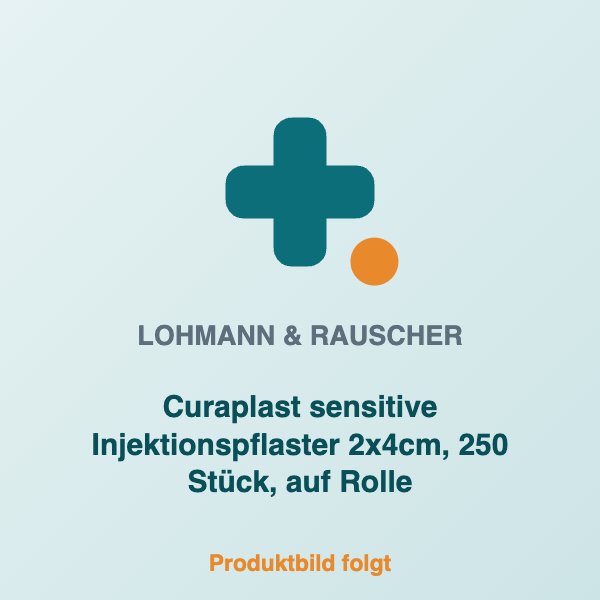 [LR-400431] Curaplast sensitive Injektionspflaster 2x4cm, 250 Stück, auf Rolle