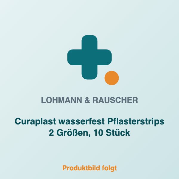 [LR-17084] Curaplast wasserfest Pflasterstrips 2 Größen, 10 Stück