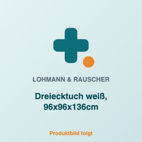 [LR-14489] Dreiecktuch weiß, 96x96x136cm