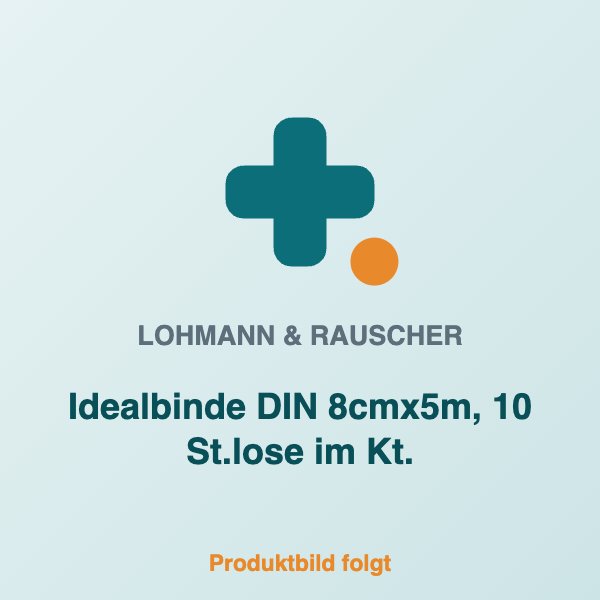 [LR-14112] Idealbinde DIN 8cmx5m, 10 St.lose im Kt.
