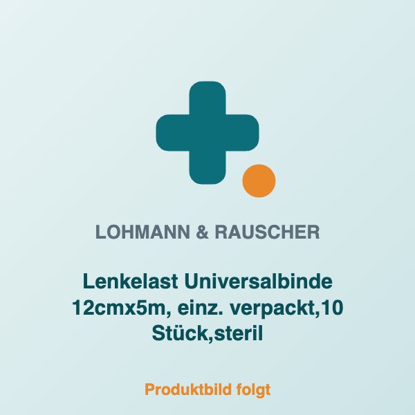 [LR-39456] Lenkelast Universalbinde 12cmx5m, einz. verpackt,10 Stück,steril