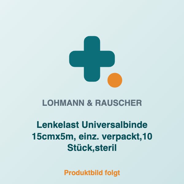[LR-32594] Lenkelast Universalbinde 15cmx5m, einz. verpackt,10 Stück,steril