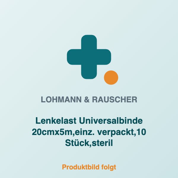 [LR-32595] Lenkelast Universalbinde 20cmx5m,einz. verpackt,10 Stück,steril