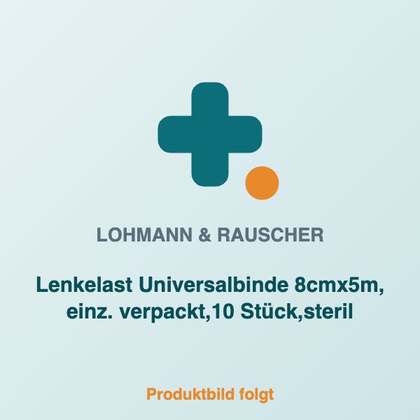 [LR-39454] Lenkelast Universalbinde 8cmx5m, einz. verpackt,10 Stück,steril