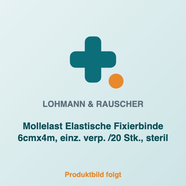 [LR-20290] Mollelast Elastische Fixierbinde 6cmx4m, einz. verp. /20 Stk., steril