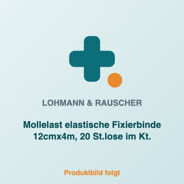 [LR-19414] Mollelast elastische Fixierbinde 12cmx4m, 20 St.lose im Kt.
