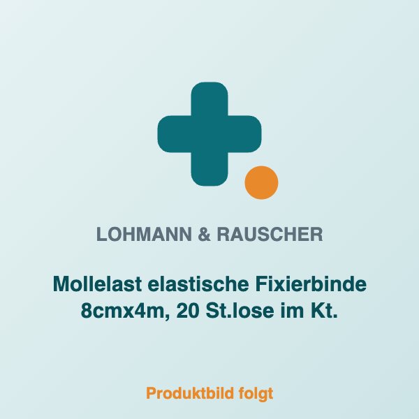 [LR-34512] Mollelast elastische Fixierbinde 8cmx4m, 20 St.lose im Kt.