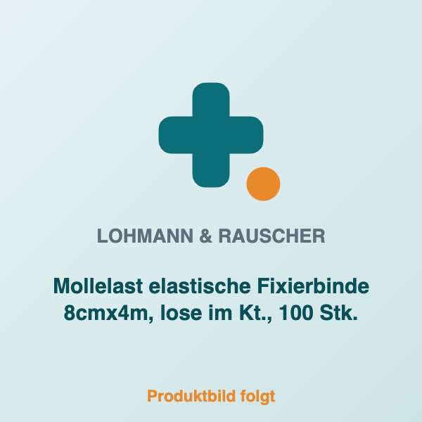 [LR-19428] Mollelast elastische Fixierbinde 8cmx4m, lose im Kt., 100 Stk.