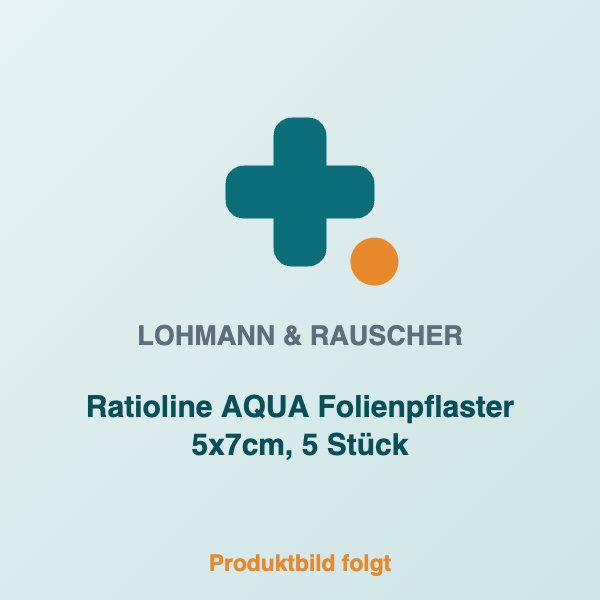 [LR-401598] Ratioline AQUA Folienpflaster 5x7cm, 5 Stück