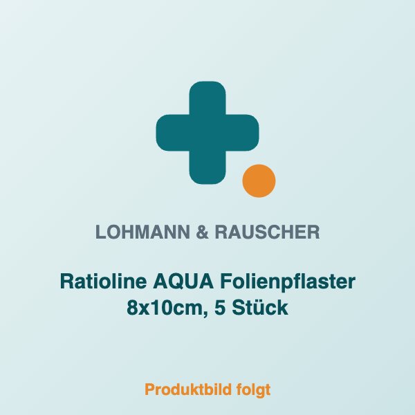 [LR-401599] Ratioline AQUA Folienpflaster 8x10cm, 5 Stück