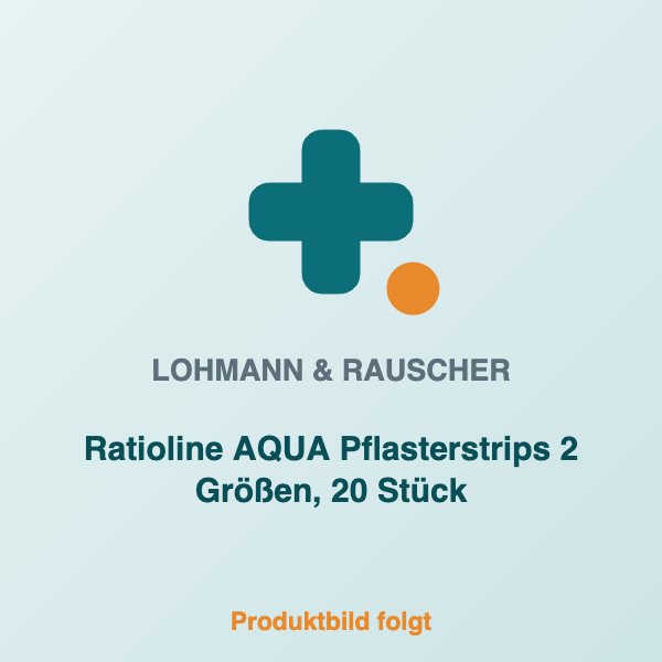 [LR-145155] Ratioline AQUA Pflasterstrips 2 Größen, 20 Stück
