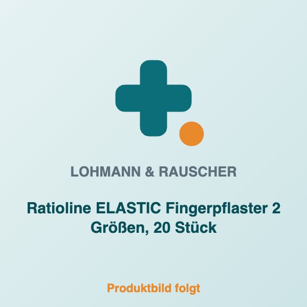 [LR-400154] Ratioline ELASTIC Fingerpflaster 2 Größen, 20 Stück