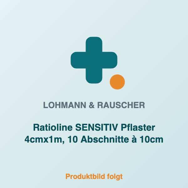 [LR-400445] Ratioline SENSITIV Pflaster 4cmx1m, 10 Abschnitte à 10cm
