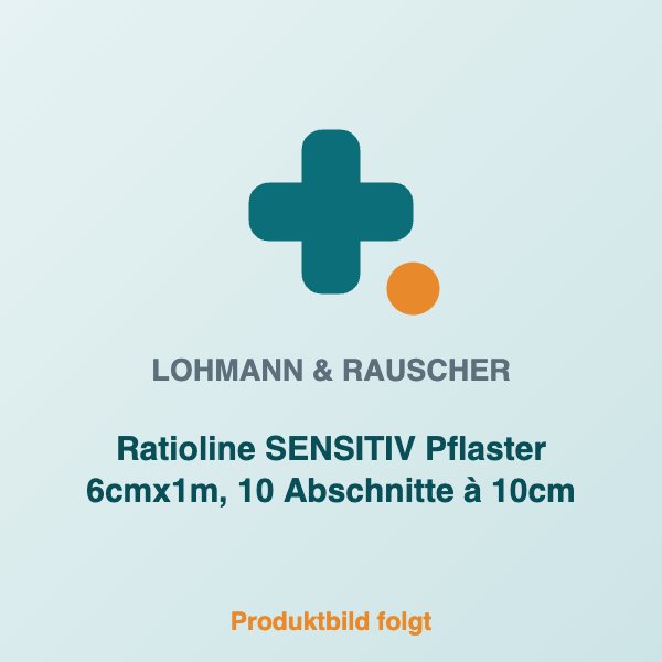 [LR-400446] Ratioline SENSITIV Pflaster 6cmx1m, 10 Abschnitte à 10cm