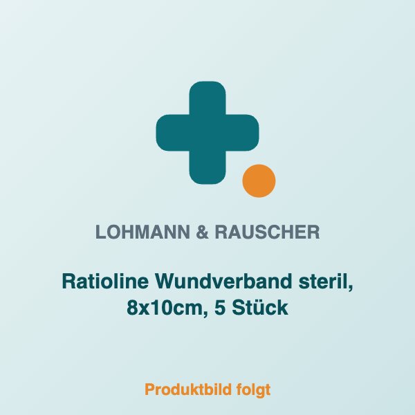 [LR-109256] Ratioline Wundverband steril, 8x10cm, 5 Stück
