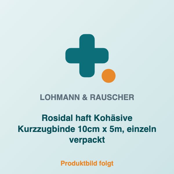 [LR-31975] Rosidal haft Kohäsive Kurzzugbinde 10cm x 5m, einzeln verpackt
