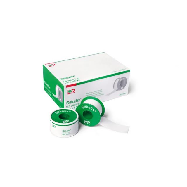 [LR-143855] Silkafix Heftpflaster 5cmx5m, Schutzring