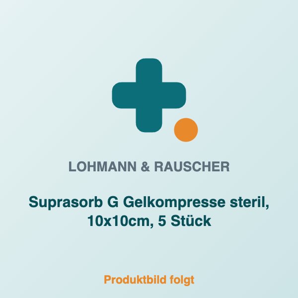 [LR-33631] Suprasorb G Gelkompresse steril, 10x10cm, 5 Stück