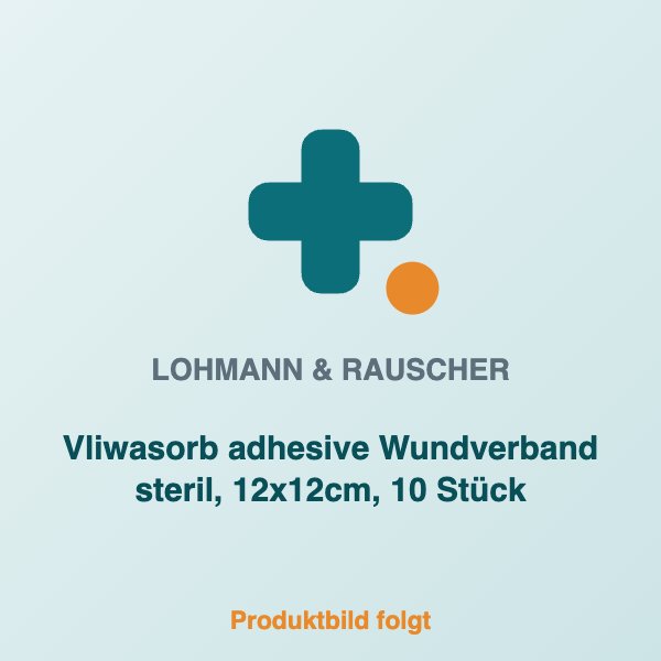 [LR-30991] Vliwasorb adhesive Wundverband steril, 12x12cm, 10 Stück
