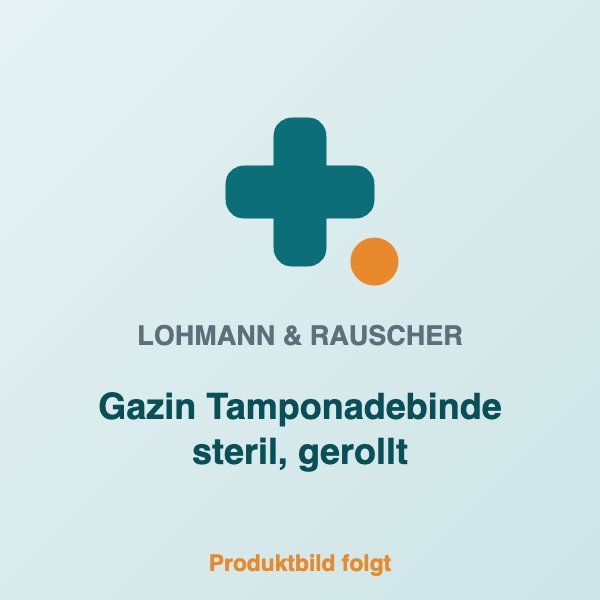 Gazin Tamponadebinde steril, gerollt